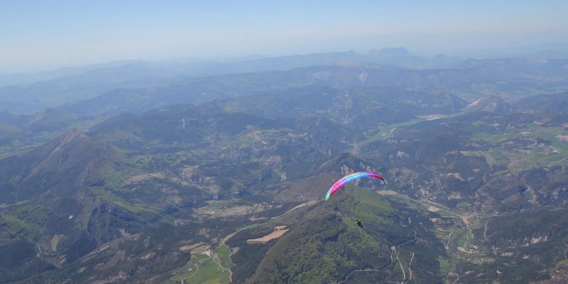 Mathis Ruhl flew across the alps (270km) on his EN-C Cure M.  