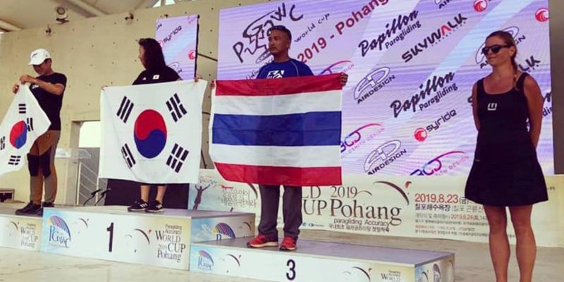 ADAMs on podiums at Paragliding Accuracy world Cup