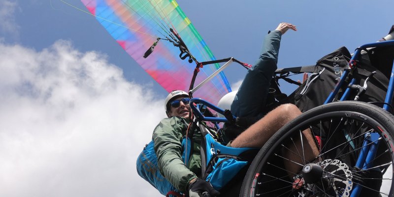 Wheels4Flying: Wheelchair-assisted paragliding	